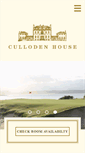Mobile Screenshot of cullodenhouse.co.uk